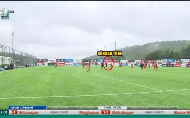 Şenol Güneş Gökhan Töre'yi sahadan kovdu!
