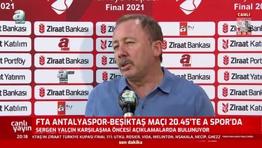 Antalyaspor-Beşiktaş maçı öncesi Sergen Yalçın konuştu! "Buraya kadar gelmişken..."