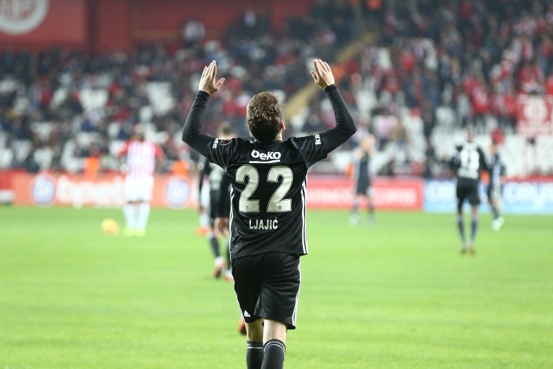 Antalyaspor - Beşiktaş maçından kareler