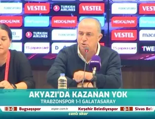 Fatih Terim şok saldırıyı basın toplantısında açıkladı!