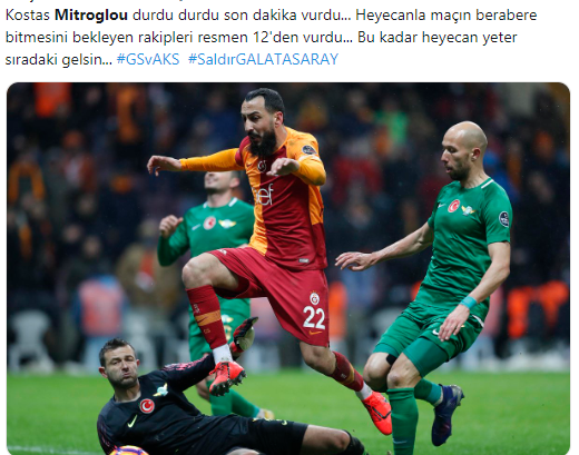 Mitroglou Galatasaray’ı ipten aldı sosyal medya yıkıldı! İşte yorumlar...