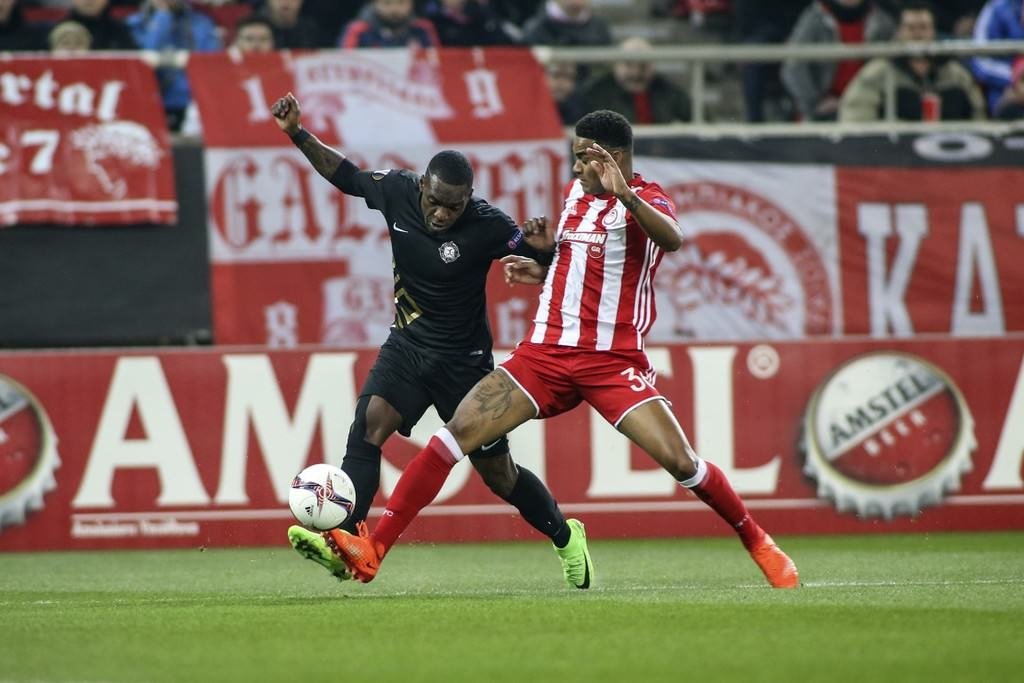 Olympiakos - Osmanlıspor karşılaşmasından kareler