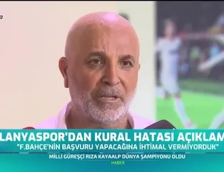 Alanyaspor'dan kural hatası açıklaması
