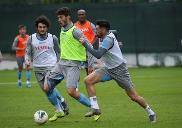 Trabzonspor'da Göztepe hazırlıkları sürdü