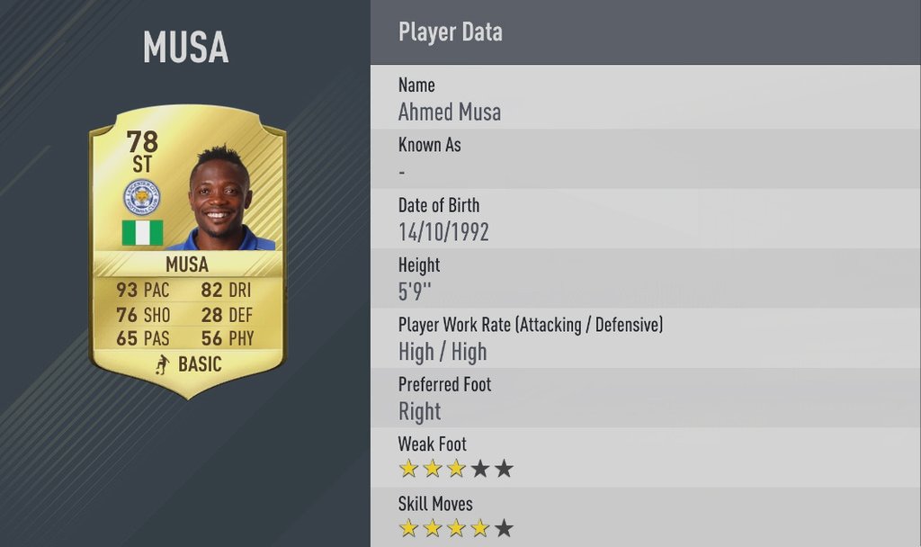 FIFA 17 en hızlı 20 futbolcu