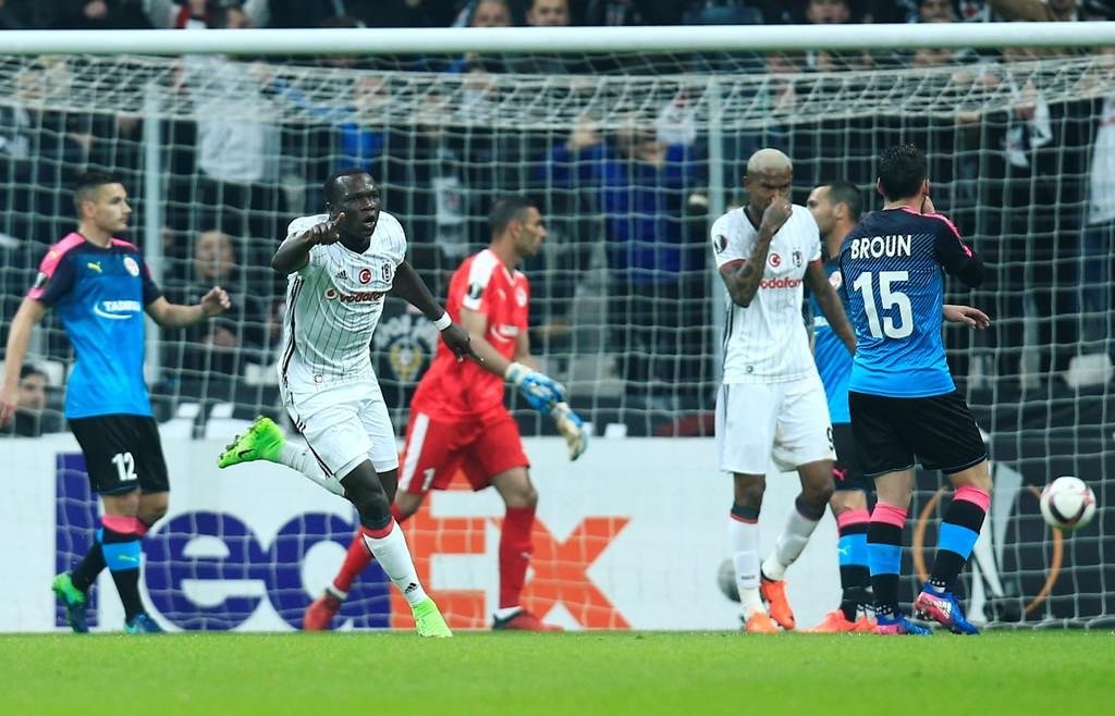 Beşiktaş - Hapoel Beer Sheva maçından kareler