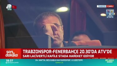 Trabzonspor - Fenerbahçe maçı öncesi dikkat çeken görüntü! Ersun Yanal...