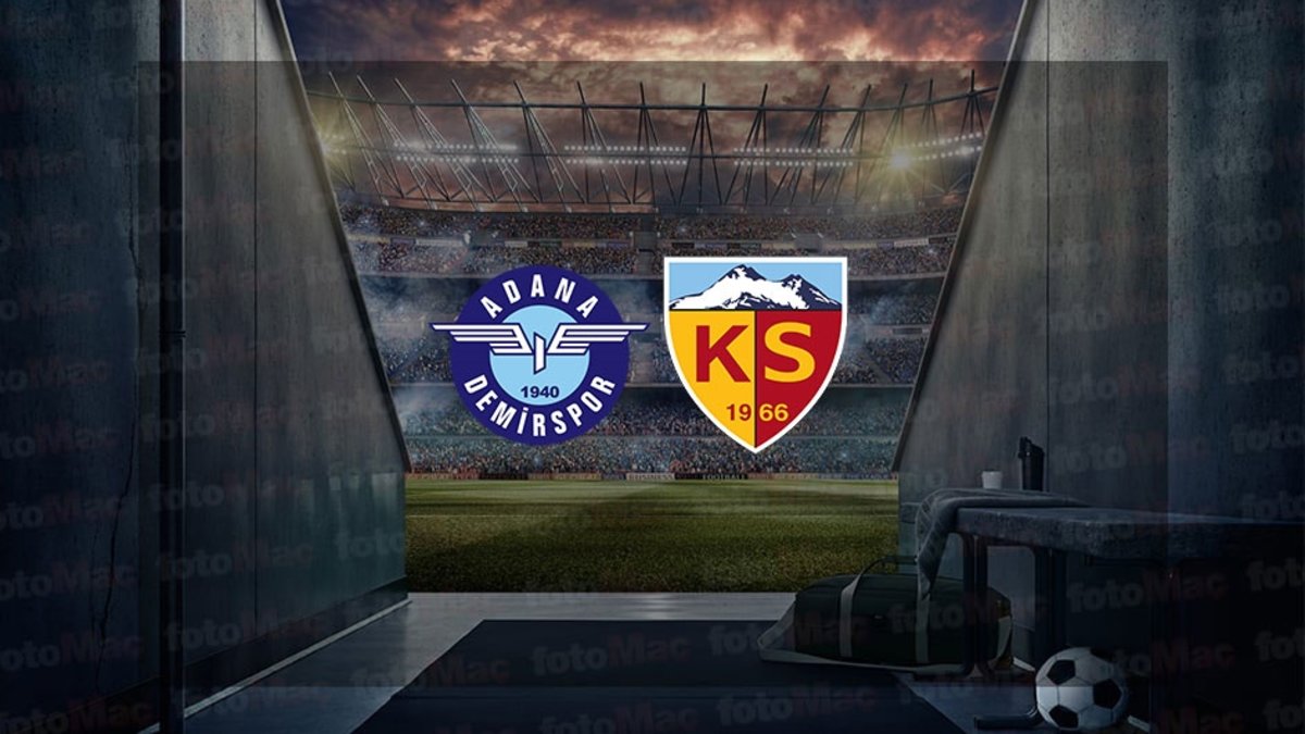 Adana Demirspor-Bellona Kayserispor maçı saat kaçta ve hangi kanalda? | Trendyol Süper Lig Adana Demirspor-Bellona Kayserispor maçı saat kaçta ve hangi kanalda? | Trendyol Süper Lig