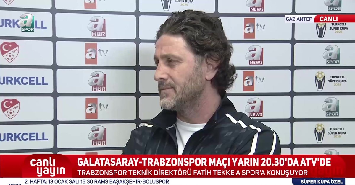 Trabzonspor Teknik Direktörü Açıklamalarda Bulundu