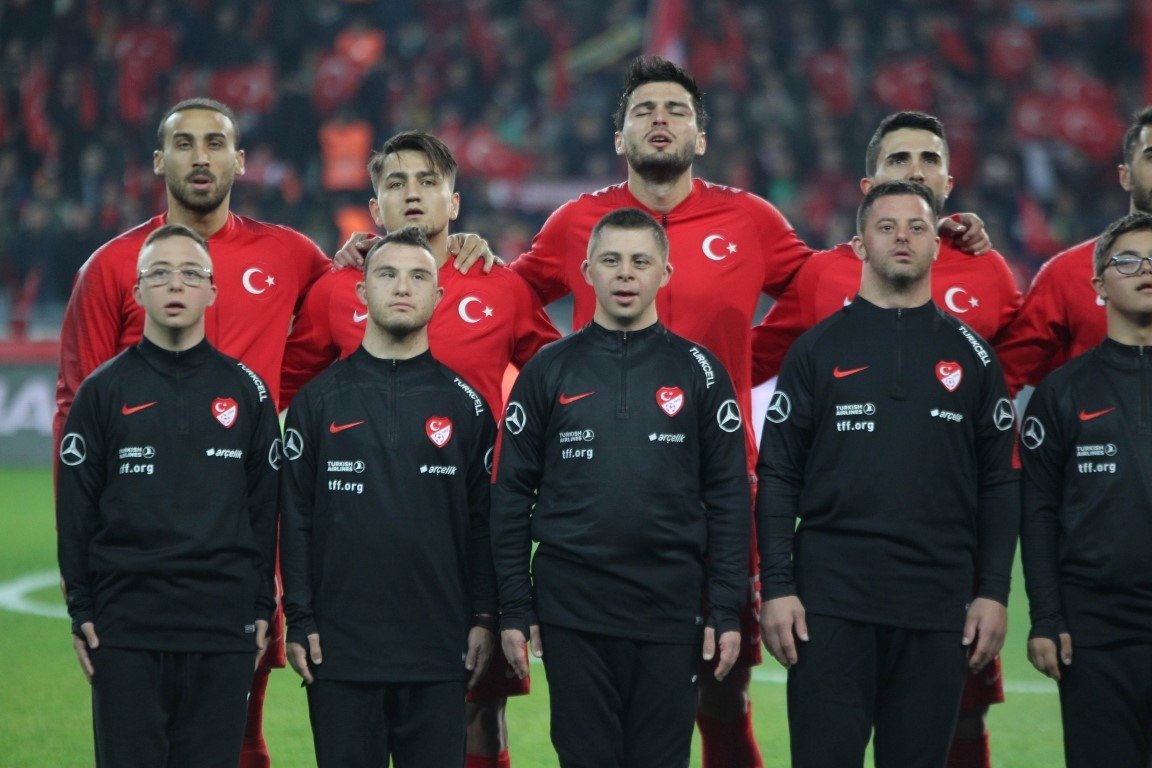 Türkiye İsveç maçından kareler