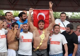Altın kemer 4. kez Recep Kara'nın