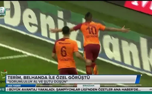 Fatih Terim'den Belhanda'ya özel ilgi