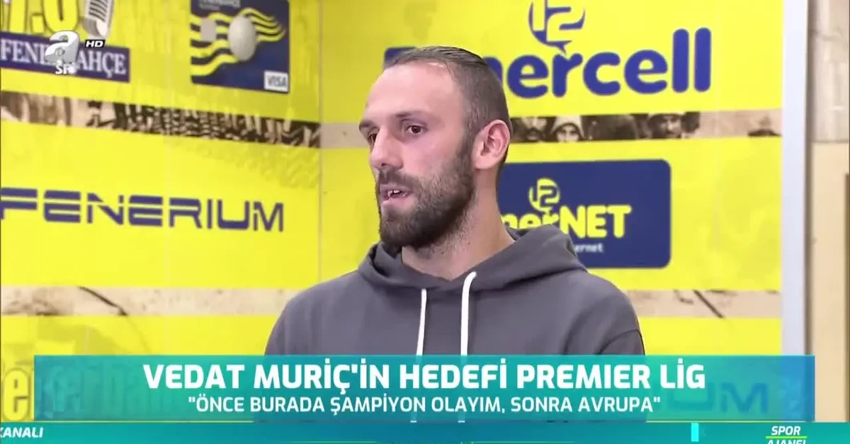 Vedat Muriç'in hedefi Premier Lig