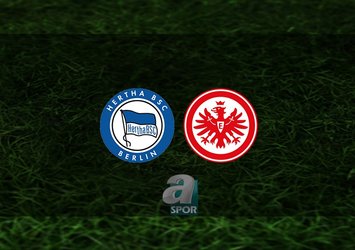 Hertha Berlin - Eintracht Frankfurt maçı saat kaçta?