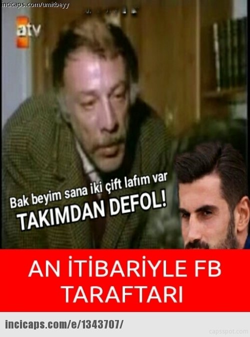 Fenerbahçe - Trabzonspor maçı capsleri