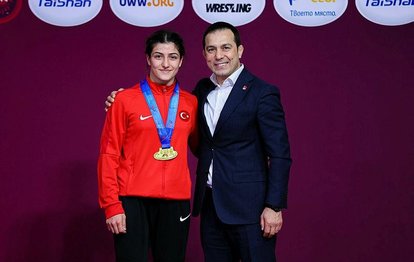 Milli güreşçi Elvira Kamaloğlu Avrupa şampiyonu!
