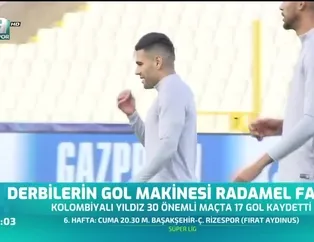 Derbilerin gol makinesi Radamel Falcao