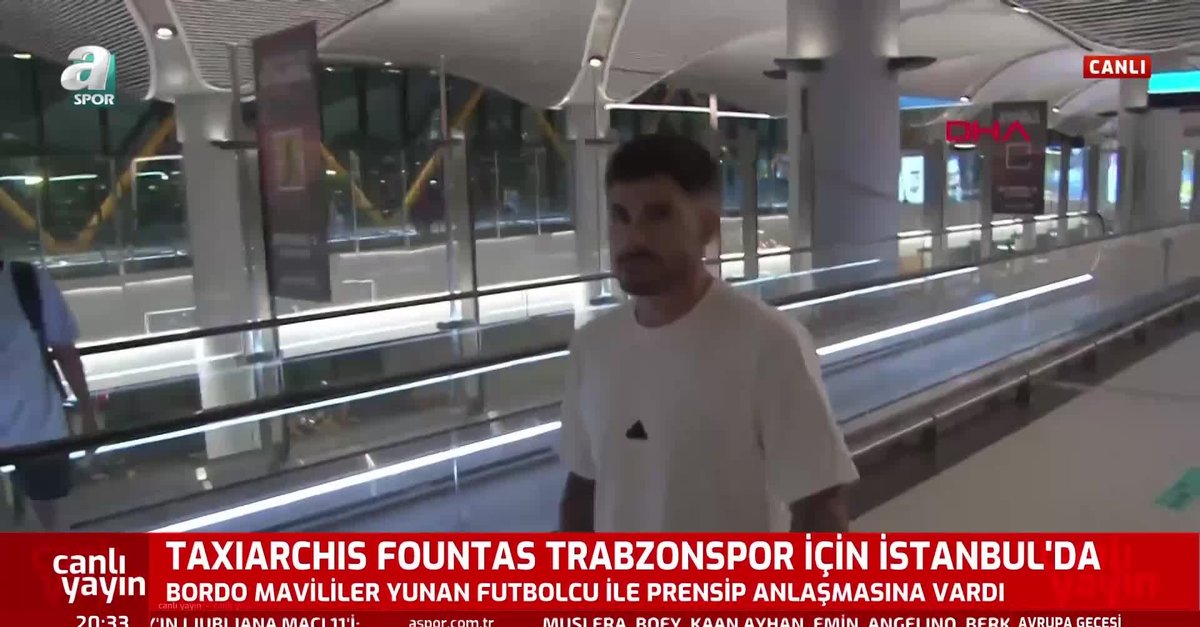 Taxiarchis Fountas Trabzonspor için İstanbul'da