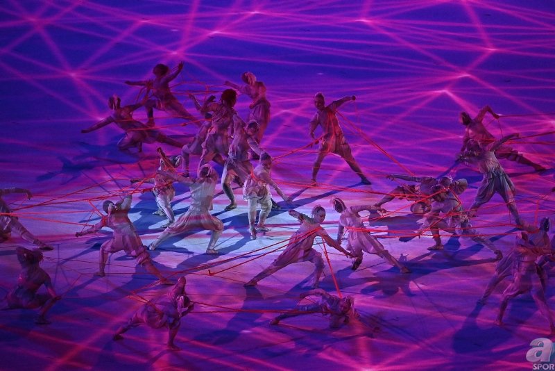 Son dakika spor haberi: Tokyo 2020 Olimpiyatları açılış töreninde dikkat çeken görüntüler!