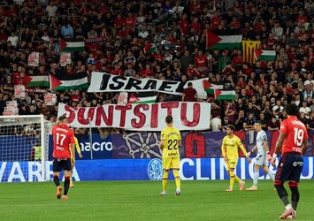 La Liga'da maç Filistin için durdu!