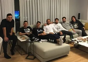 Beşiktaşlı oyunculardan derbi paylaşımı