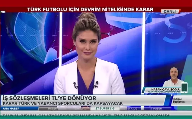 Çavuşoğlu: "Sözleşmelerde TL'ye geçilmesi kulüplerin elini rahatlatacak"