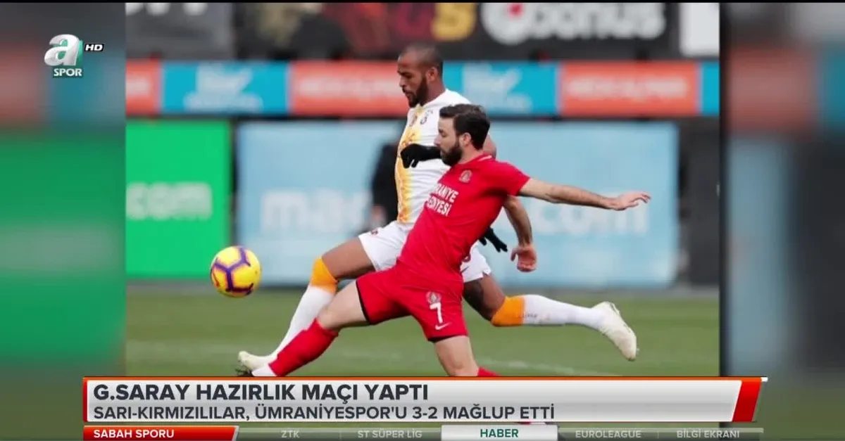 Galatasaray hazırlık maçında Ümraniyespor'u yendi