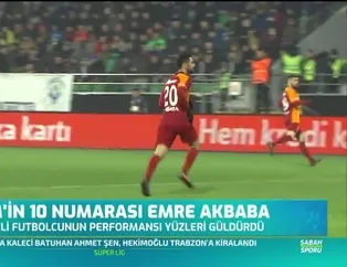 Fatih Terim'in 10 numarası Emre Akbaba