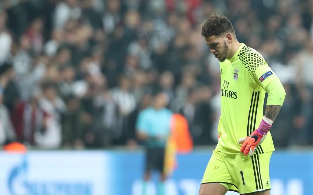 Beşiktaş-Benfica mücadelesinden kareler