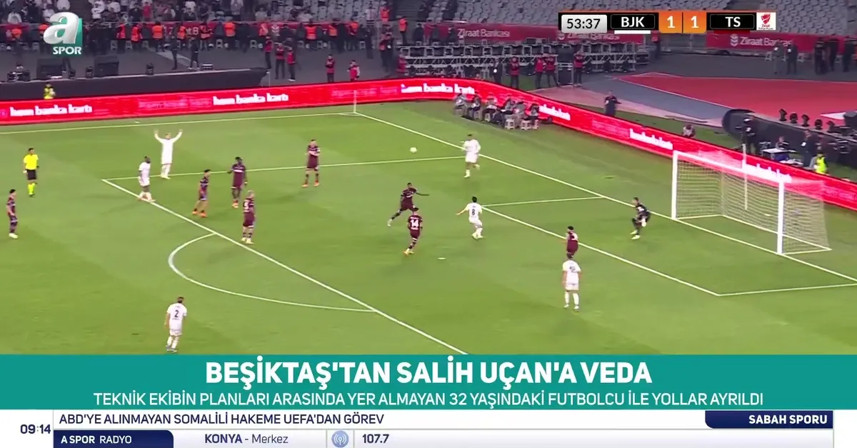 Beşiktaş'ta Salih Uçan ile yollar ayrıldı!