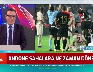 Andone sahalara ne zaman dönecek?