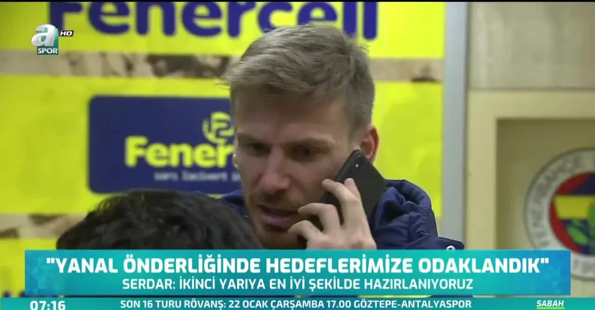 Serdar Aziz: Ligi ve Türkiye Kupası'nı istiyoruz