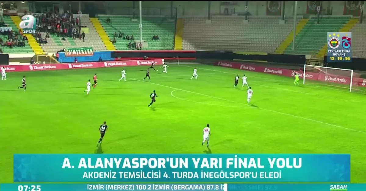 Alanyaspor'un yarı final yolu