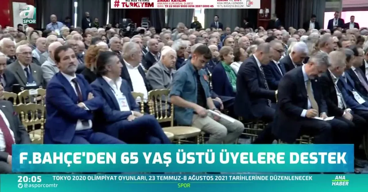 Fenerbahçe'den 65 yaş üstü üyelere destek