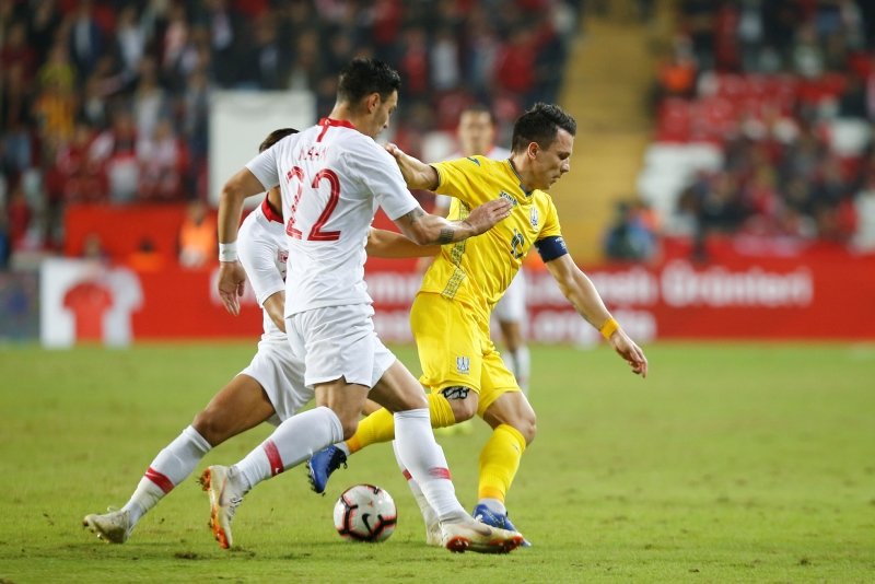 Türkiye - Ukrayna maçından kareler!