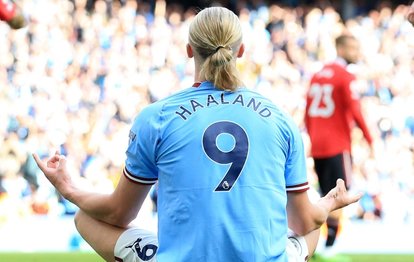 Manchester City’nin yıldızı Erling Haaland Premier Lig’de rekorlar kırmaya devam ediyor
