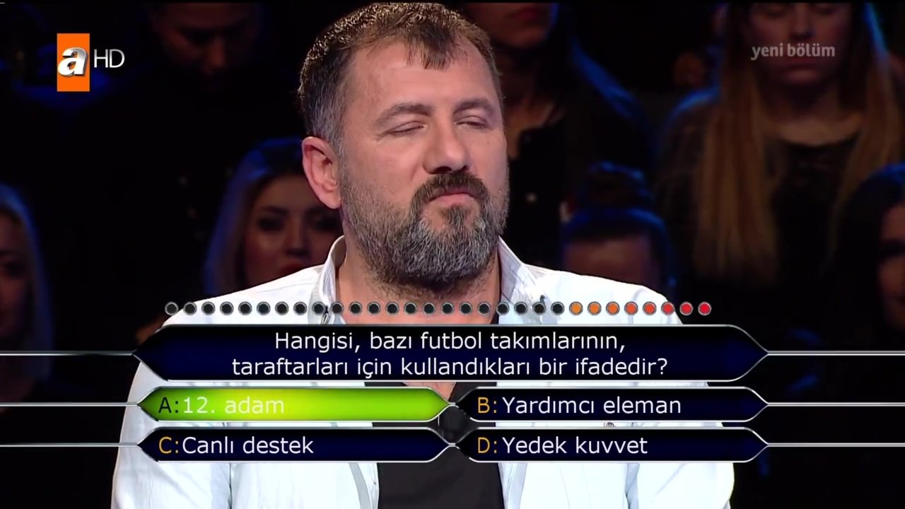 Kim Milyoner Olmak İster 797. bölüm soru ve cevapları! Geceye damga vuran soru