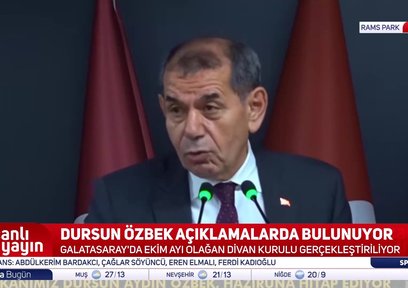 Galatasaray Başkanı Dursun Özbek'ten müjde!