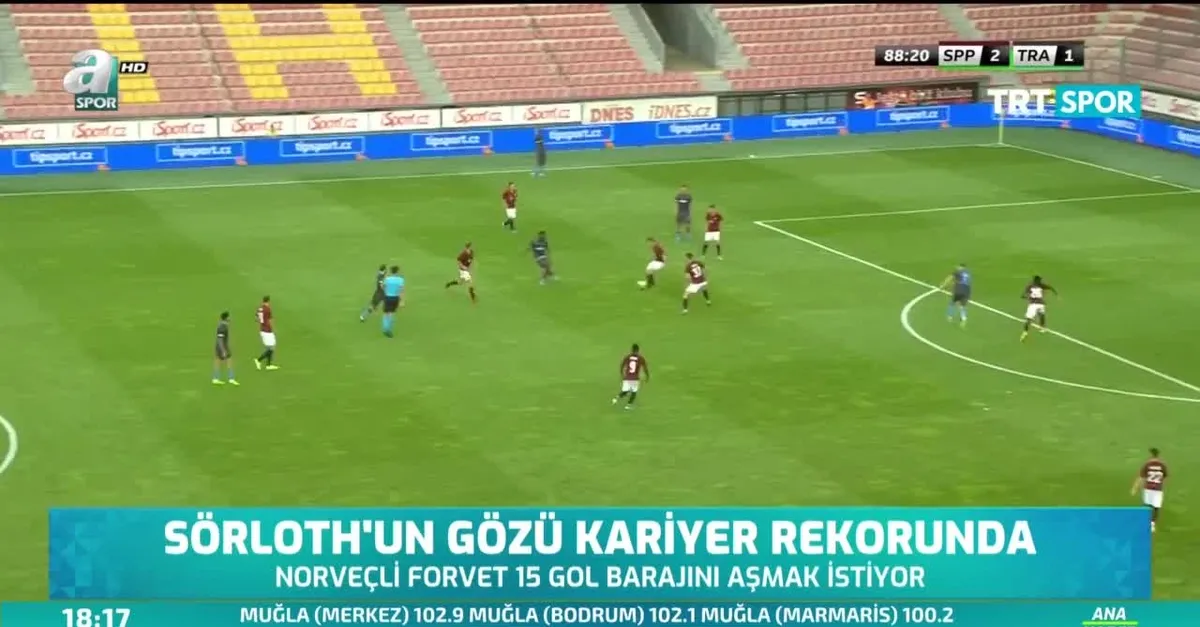 Sörloth'un gözü kariyer rekorunda