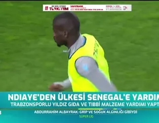 Badou Ndiaye'den ülkesi Senegal'e yardım
