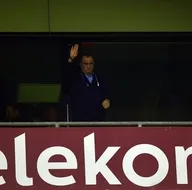 Fatih Terim maçı tribünden izledi