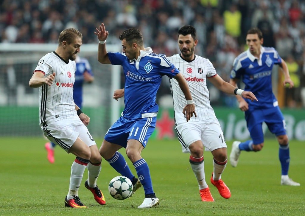 Beşiktaş- Dinamo Kiev maçından kareler