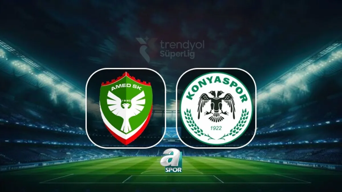 Amedspor, Trendyol Süper Lig'in 8. haftasında sahasında Tümosan Konyaspor'u ağırlıyor