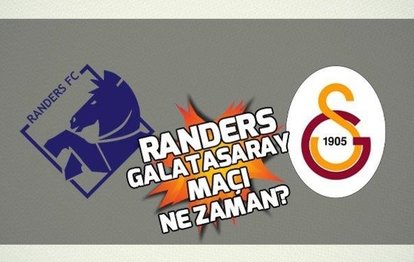 Galatasaray Randers deplasmanında! Randers - Galatasaray maçı ne zaman, saat kaçta ve hangi kanalda? | GS haberleri
