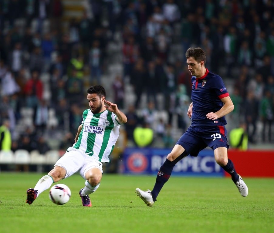Atiker Konyaspor - Braga maçından kareler
