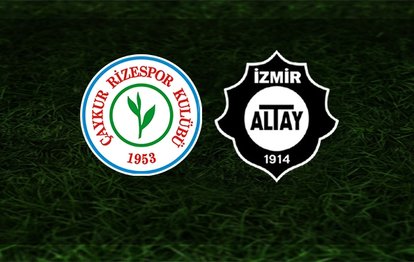 Çaykur Rizespor Altay maçı saat kaçta hangi kanalda CANLI yayınlanacak?