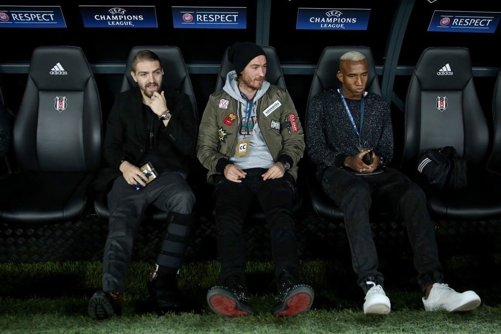 Beşiktaş-Benfica mücadelesinden kareler