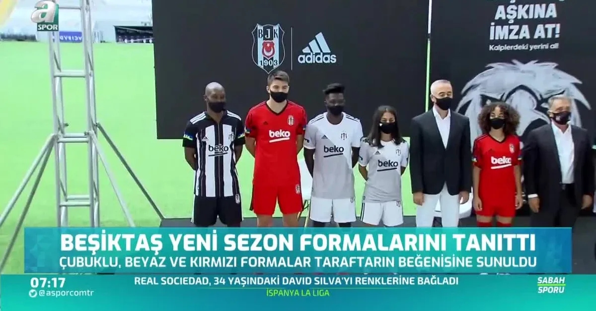 Beşiktaş yeni sezon formalarını tanıttı