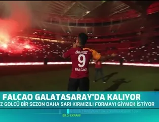 Falcao Galatasaray'da kalıyor