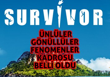 Survivor 2023 ünlüler, gönüllüler, fenomenler yarışmacıları kim?